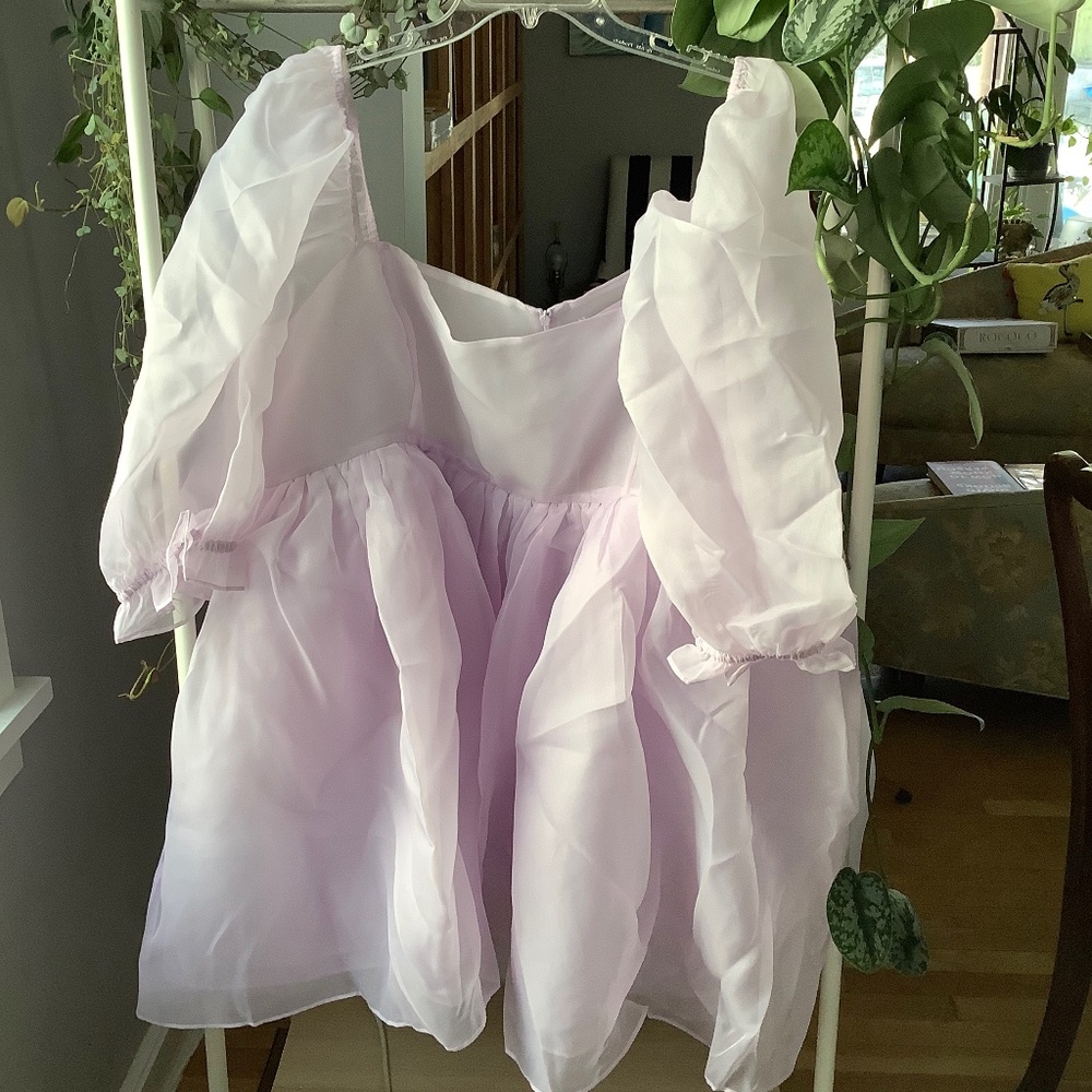 Selkie 4X puff dress in Thundercloud